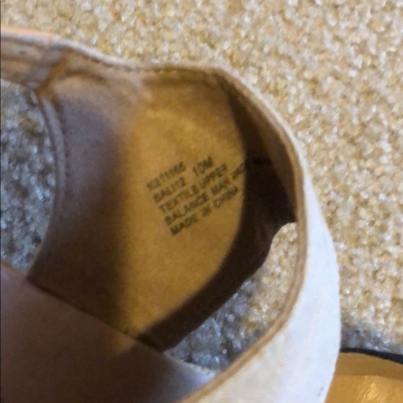 Adam Tucker Black and Tan Espadrille Wedge Heels - Picture 7 of 10